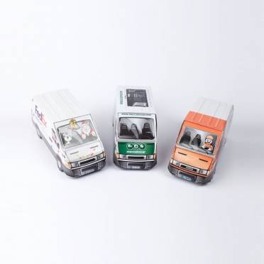 Packaging personalizzato Modellino Furgone, Taxi, Monovolume. 