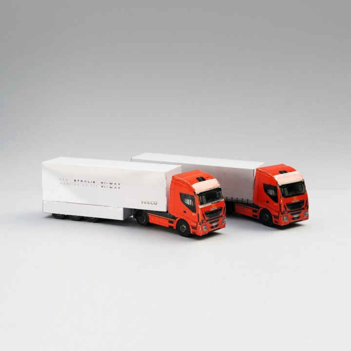 Packaging personalizzato Modellino Tir - Autotreno. 