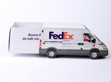 Packaging Personalizzato Furgone Fedex