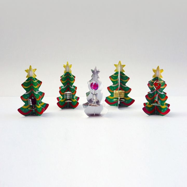 Gadget Natale personalizzati Alberi di Natale con Cioccolatini. 